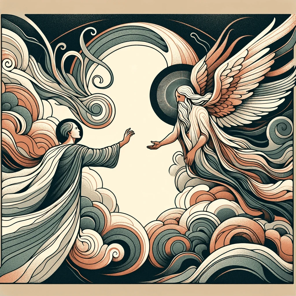 Als Jugendstil-Schablonendruck