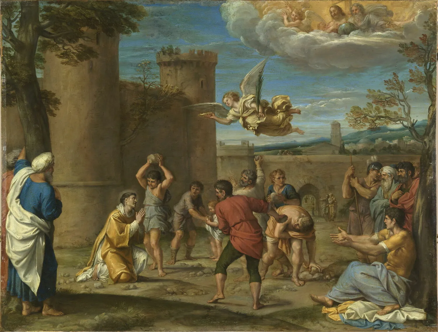 Annibale Carracci, The Stoning of Saint Stephen, c. 1603–04