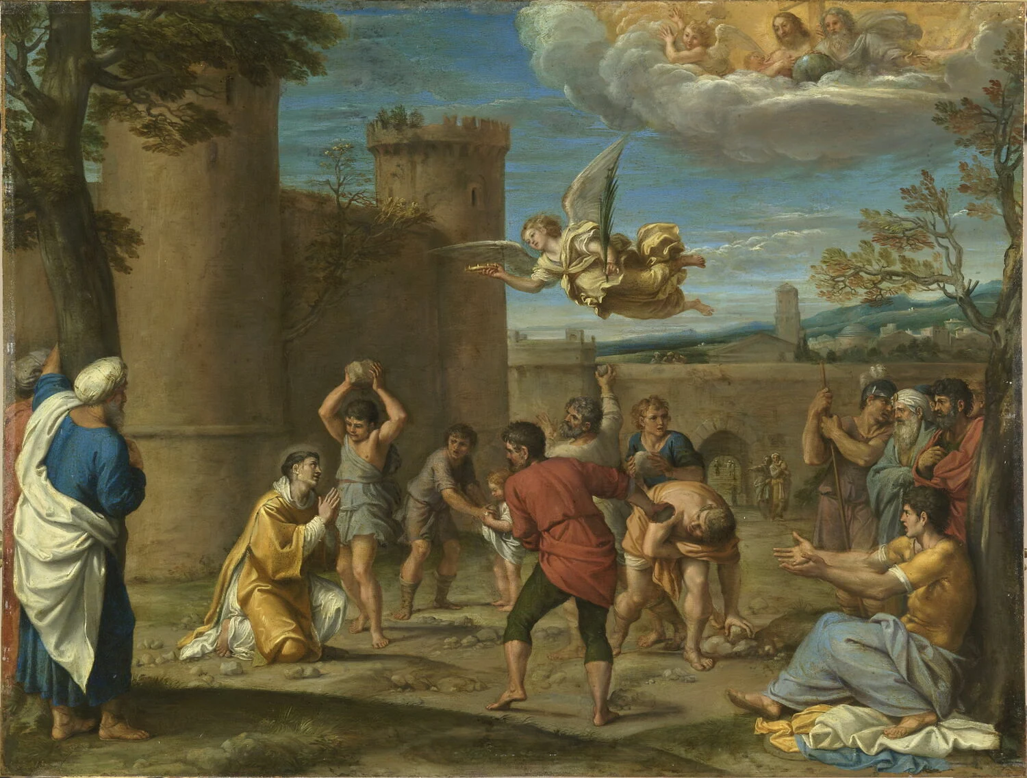 Annibale Carracci, The Stoning of Saint Stephen, c. 1603–04
