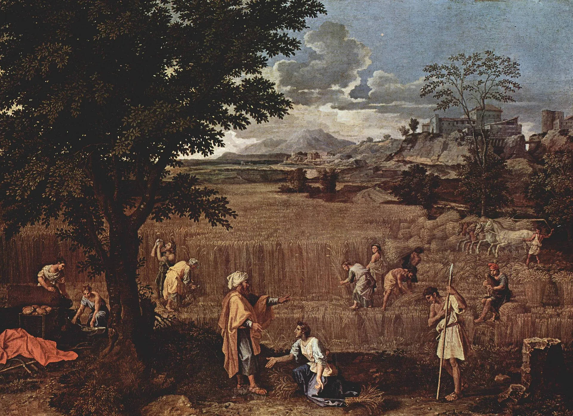 Nicolas Poussin, Der Sommer (Ruth und Boas), 1660–64