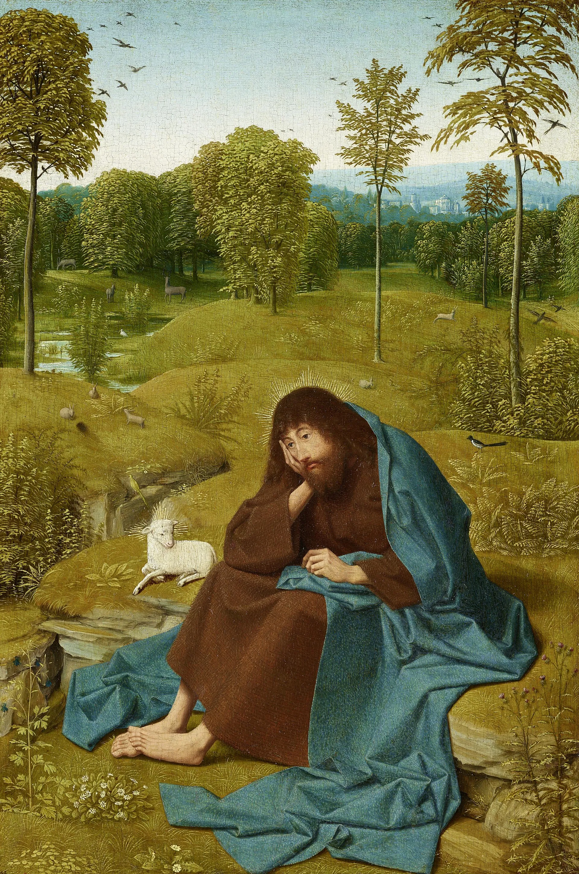 Geertgen tot Sint Jans, Johannes der Täufer in der Einöde, um 1490