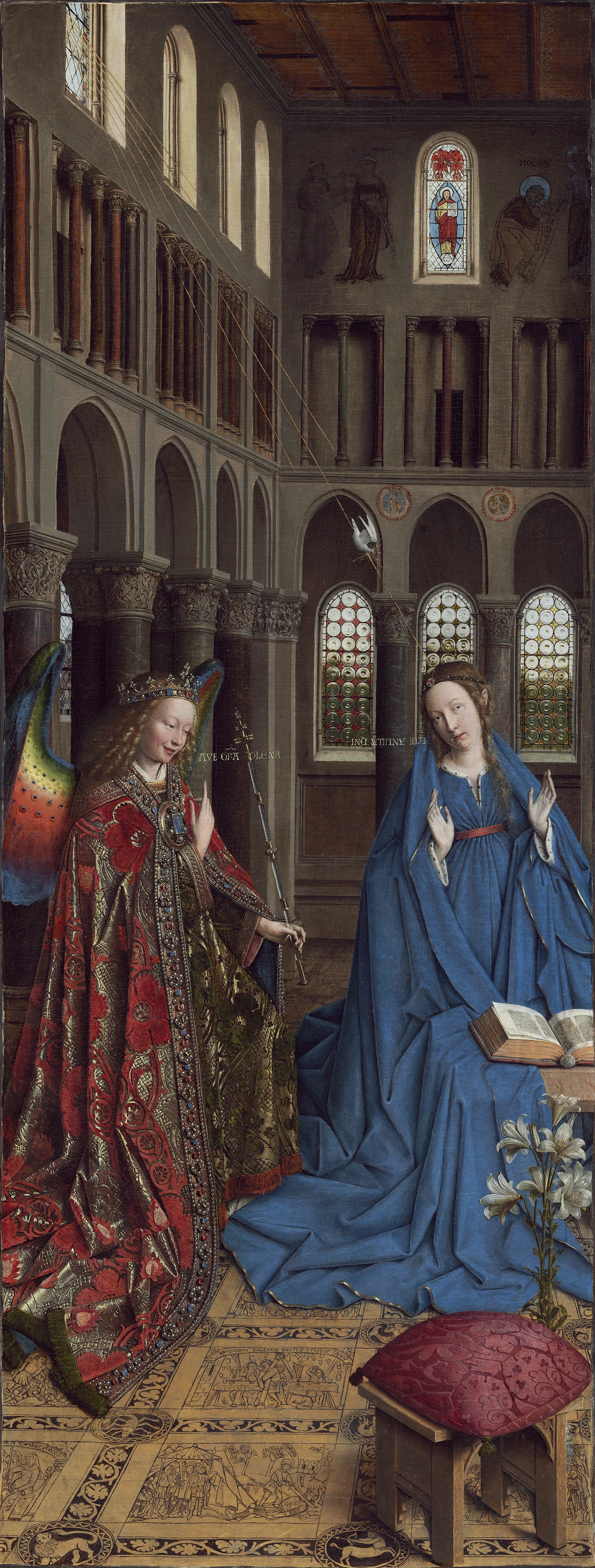 Jan van Eyck, The Annunciation, c. 1434–36