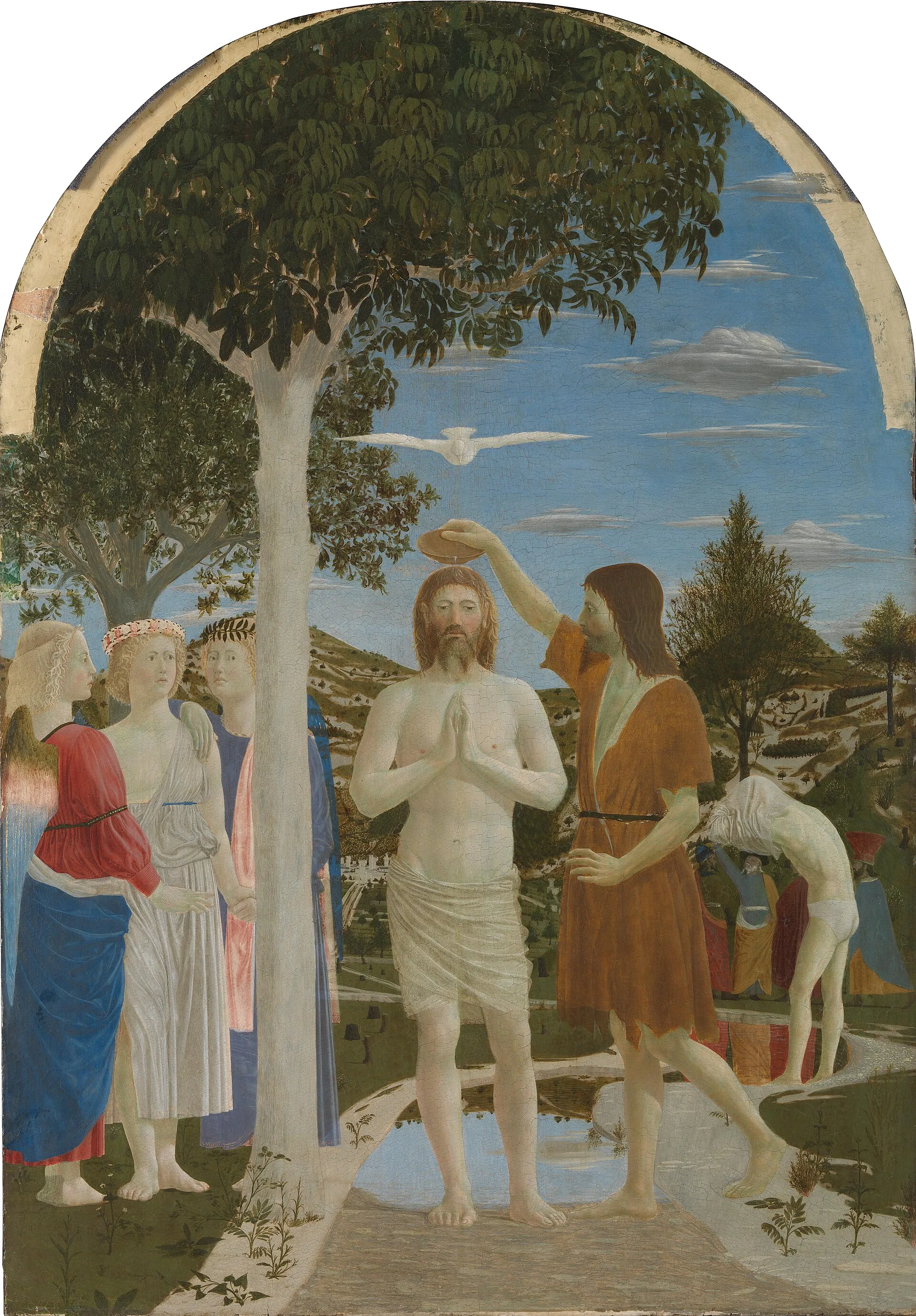 Piero della Francesca, The Baptism of Christ, c. 1440–50