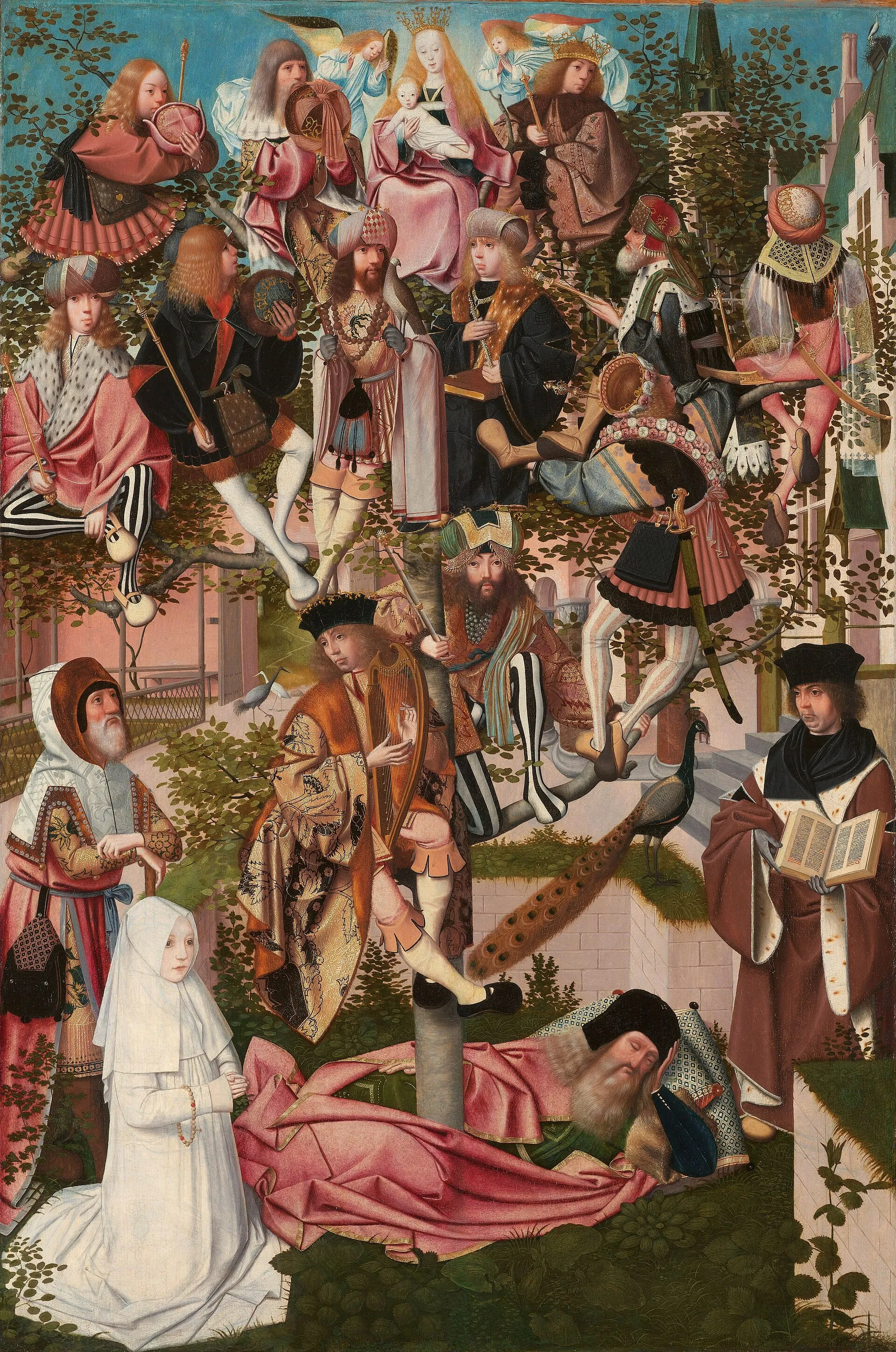 Geertgen tot Sint Jans (circle), The Tree of Jesse, c. 1500