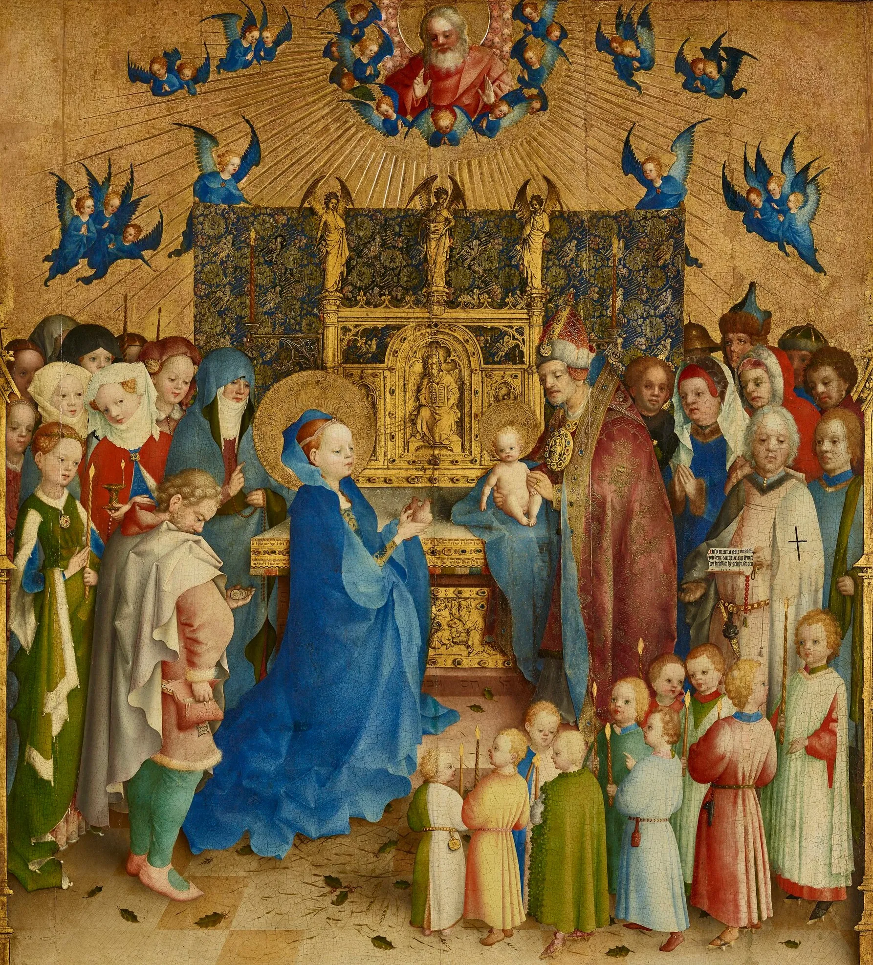Stefan Lochner, Die Darbringung im Tempel, 1447