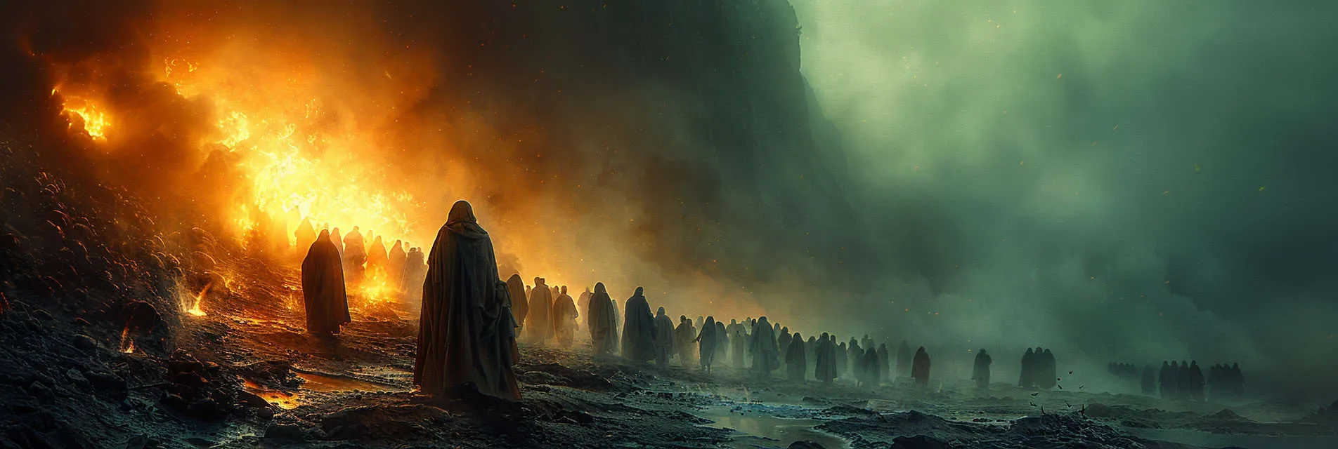 Jesus leads the prisoners out (2)