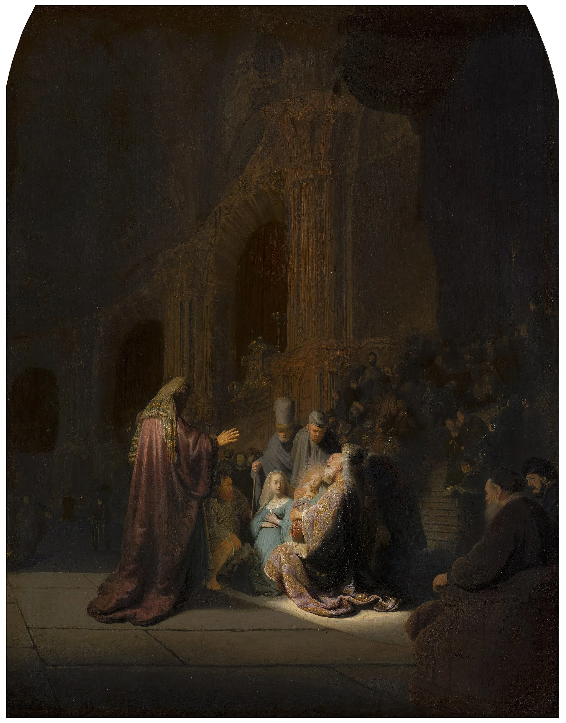 Rembrandt, Der Lobgesang des Simeon, 1631