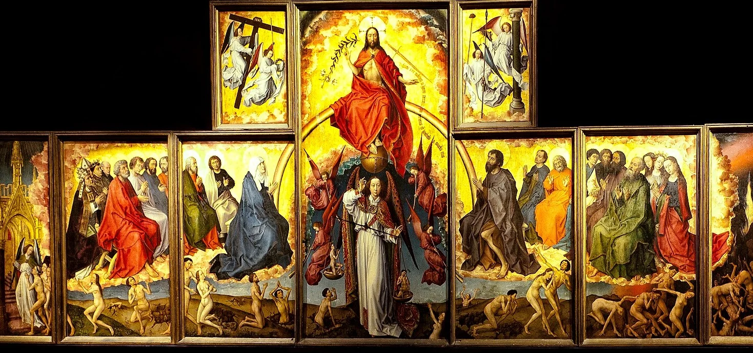 Rogier van der Weyden, The Last Judgment (Beaune Altarpiece), c. 1445–50