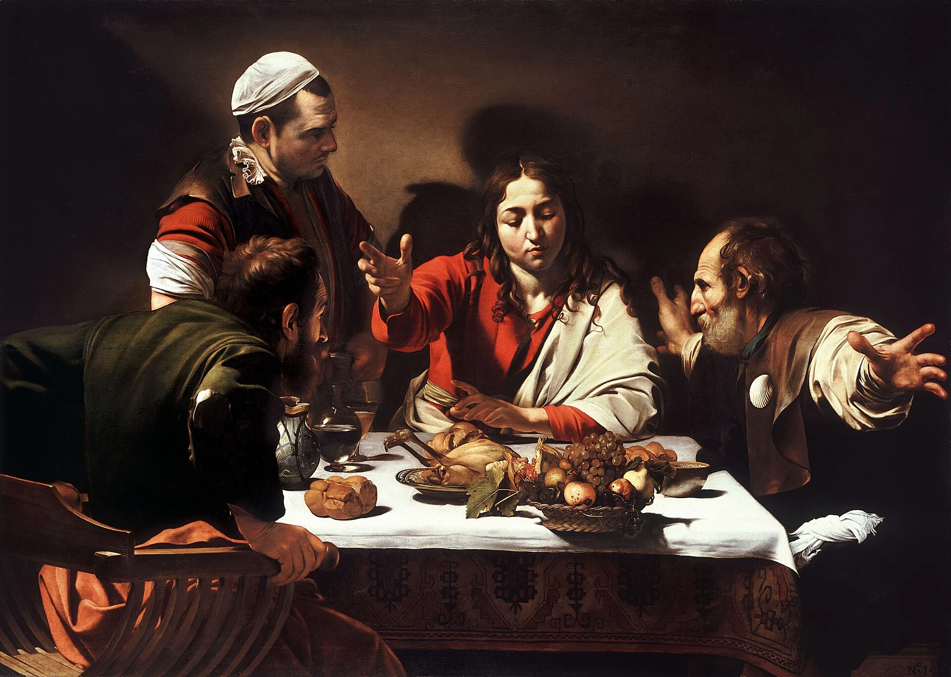Caravaggio, The Supper at Emmaus, 1601