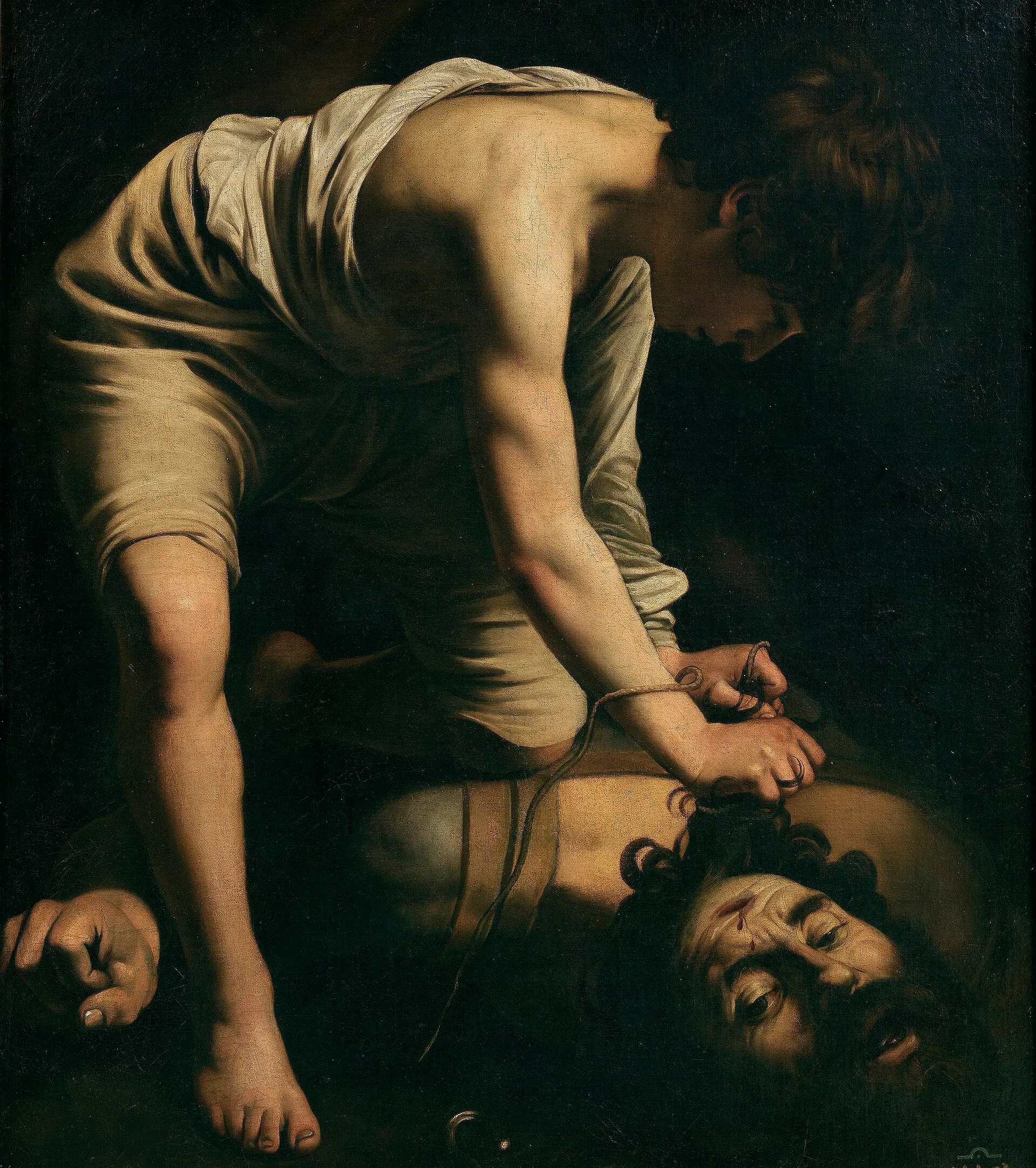 Caravaggio, David and Goliath, c. 1599