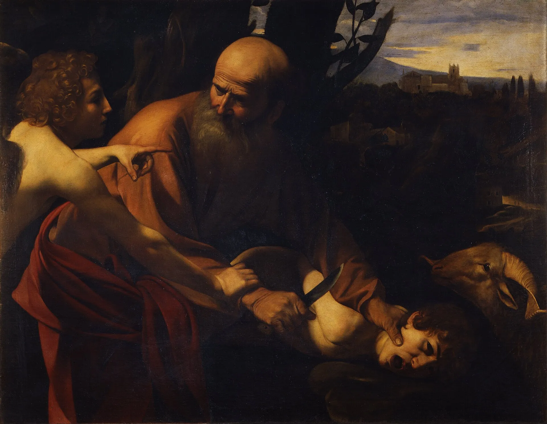 Caravaggio, The Sacrifice of Isaac, c. 1603