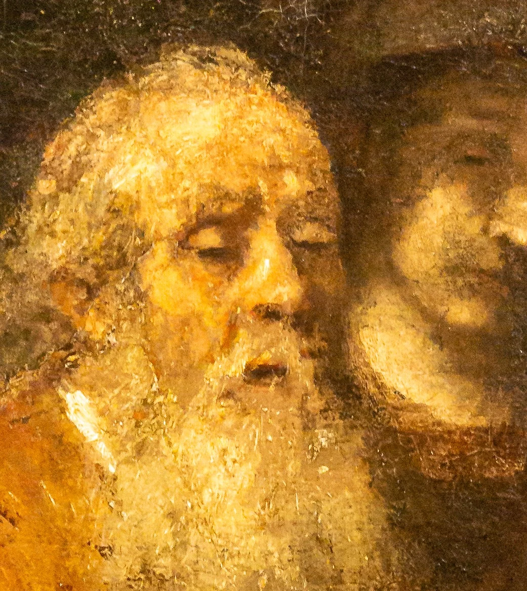 Simeon no longer needs to see. “For mine eyes have seen thy salvation.”