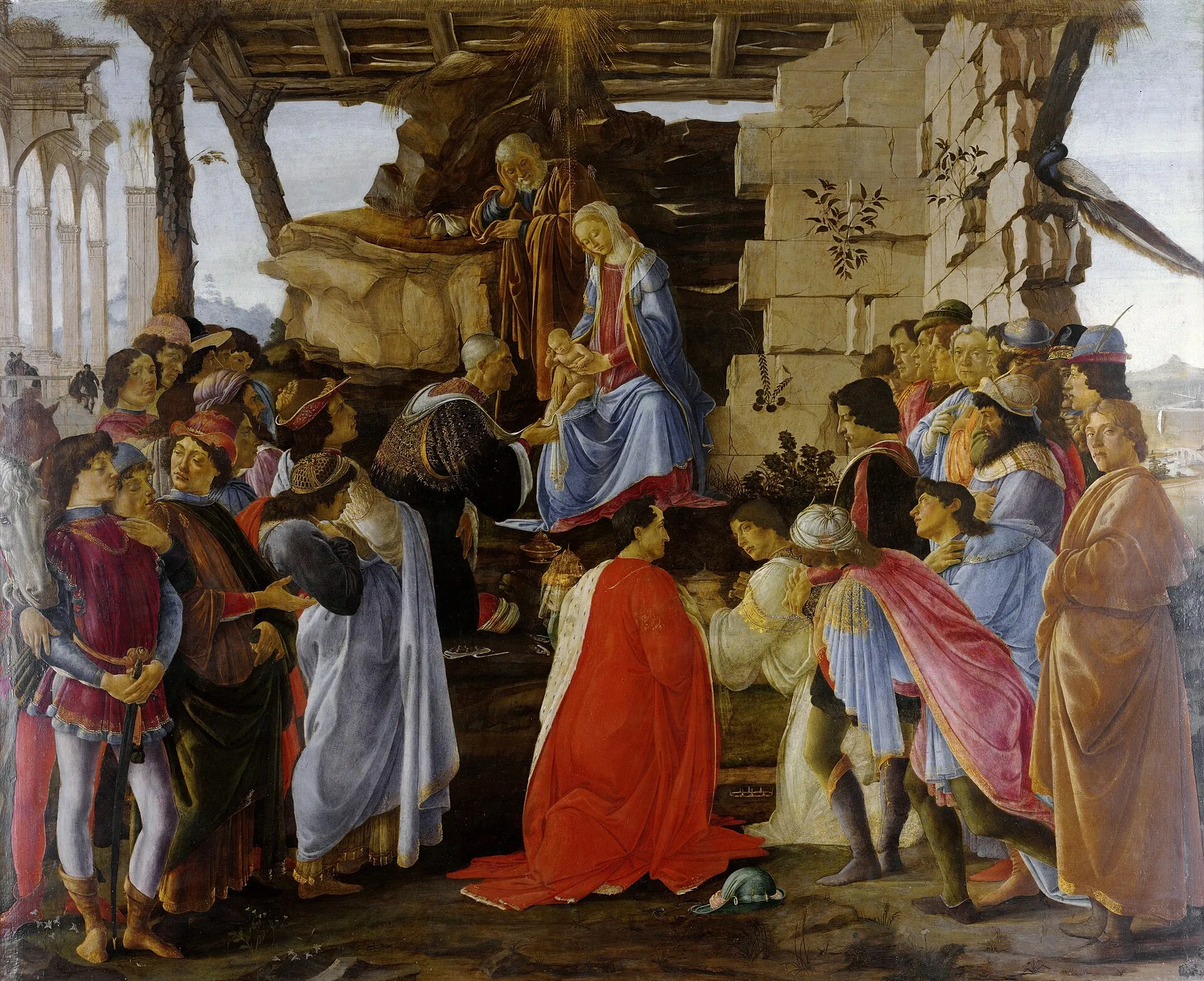 Sandro Botticelli, Die Anbetung der Könige, um 1475