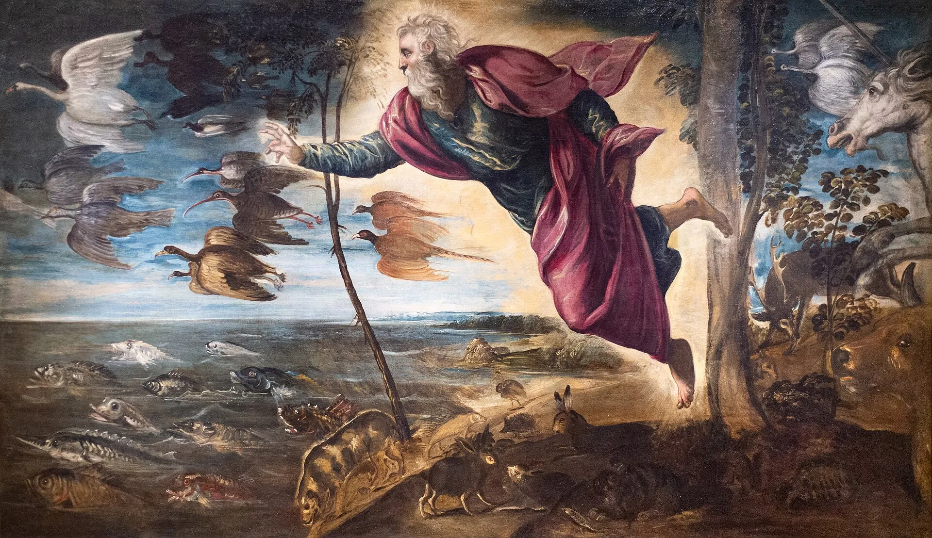 Jacopo Tintoretto, The Creation of the Animals, c. 1550–53