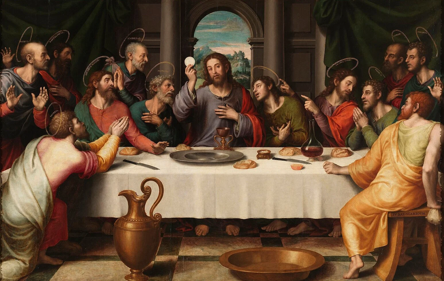 Juan de Juanes, Das Abendmahl, um 1562