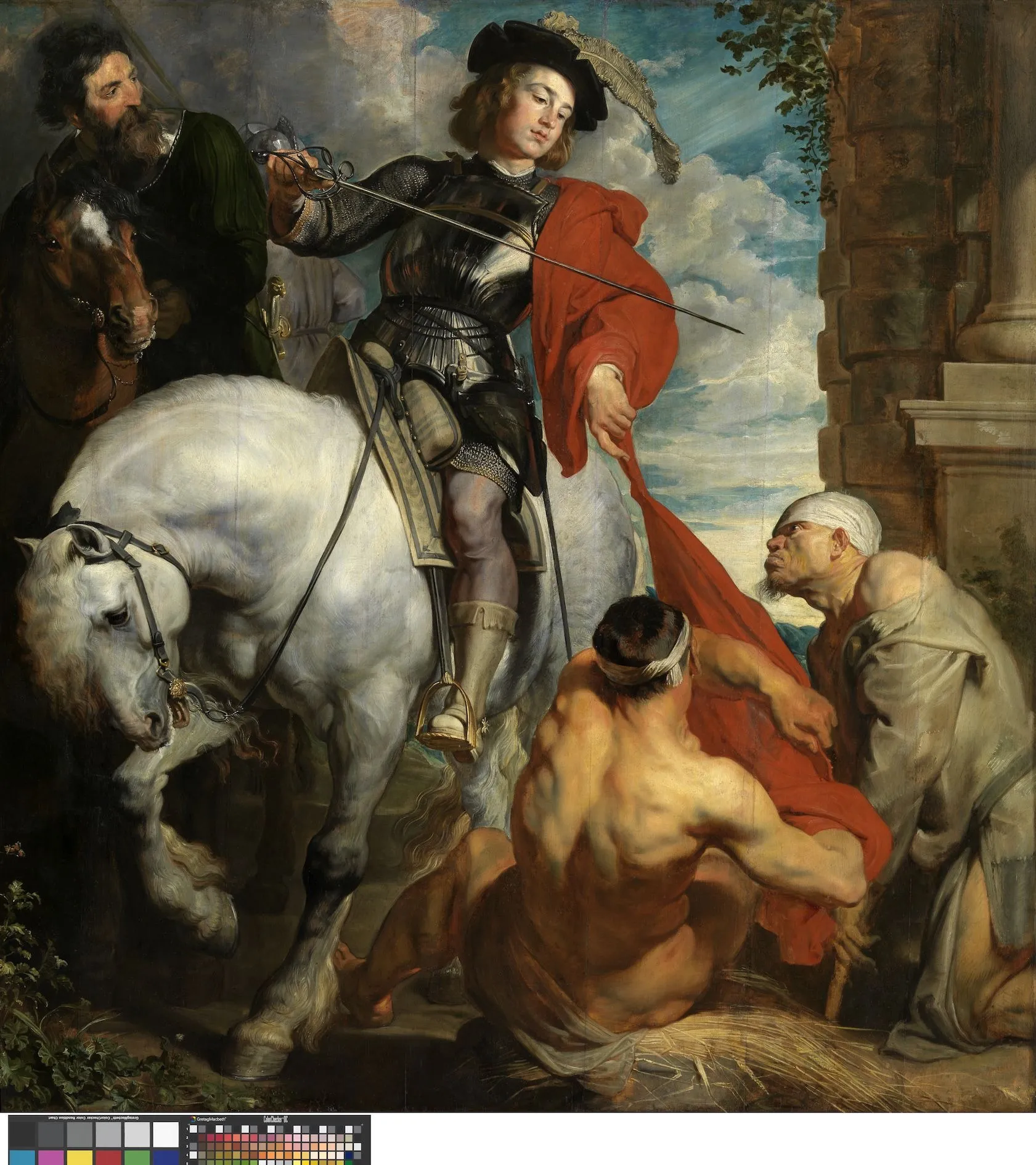 Anthony van Dyck, Saint Martin Dividing his Cloak, c. 1618