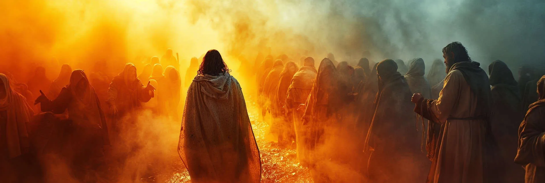 Jesus leads the prisoners out (3)