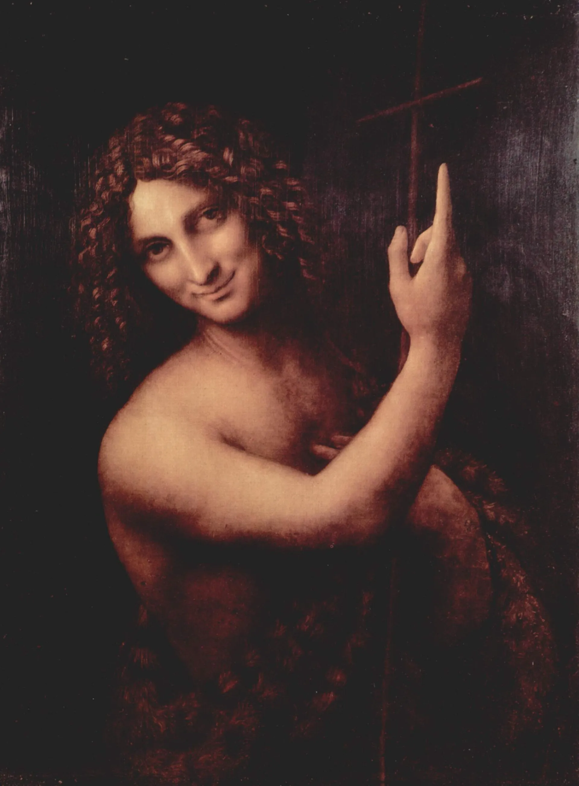 Leonardo da Vinci, Johannes der Täufer, um 1513–16
