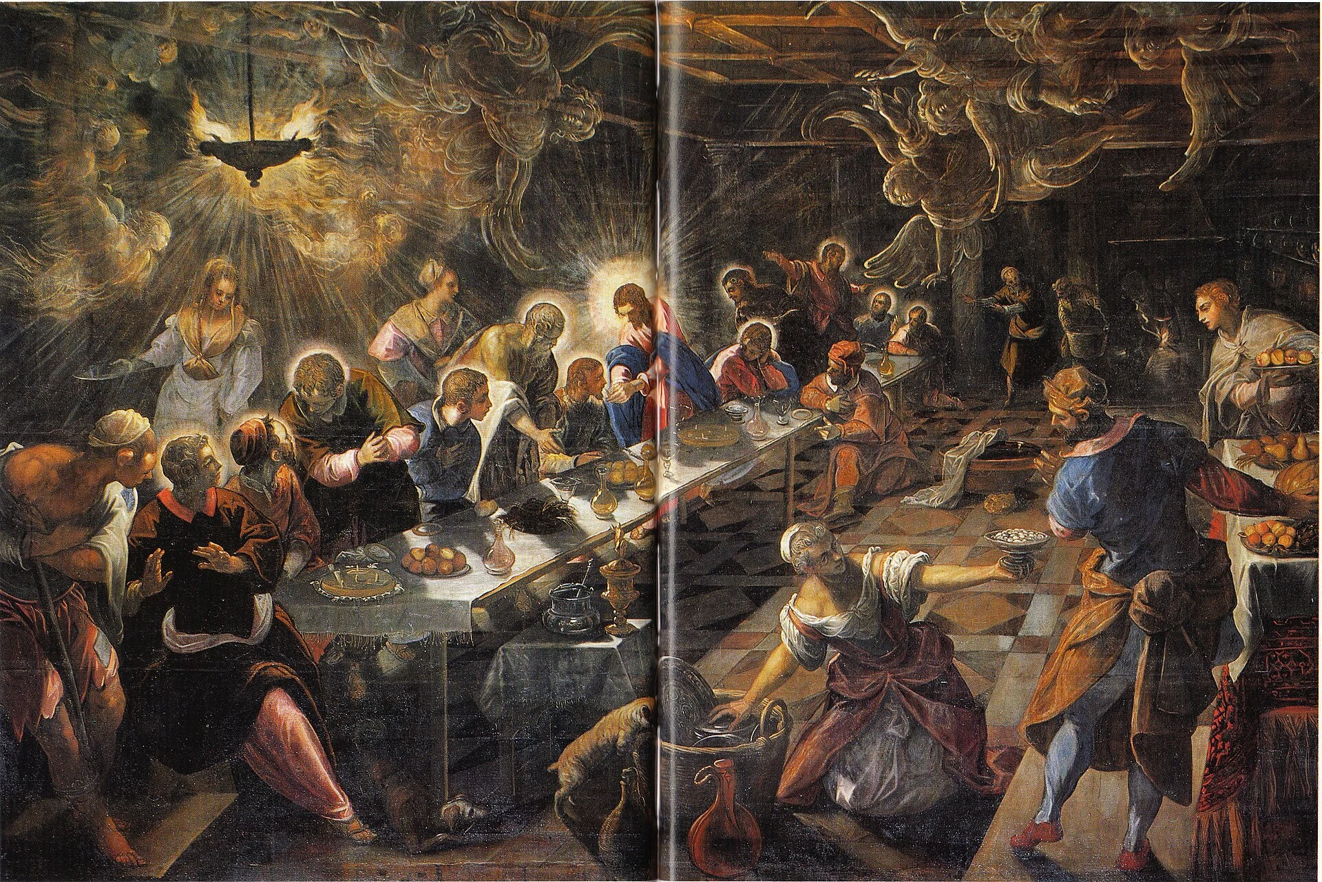 Jacopo Tintoretto, Das Abendmahl, 1592–94