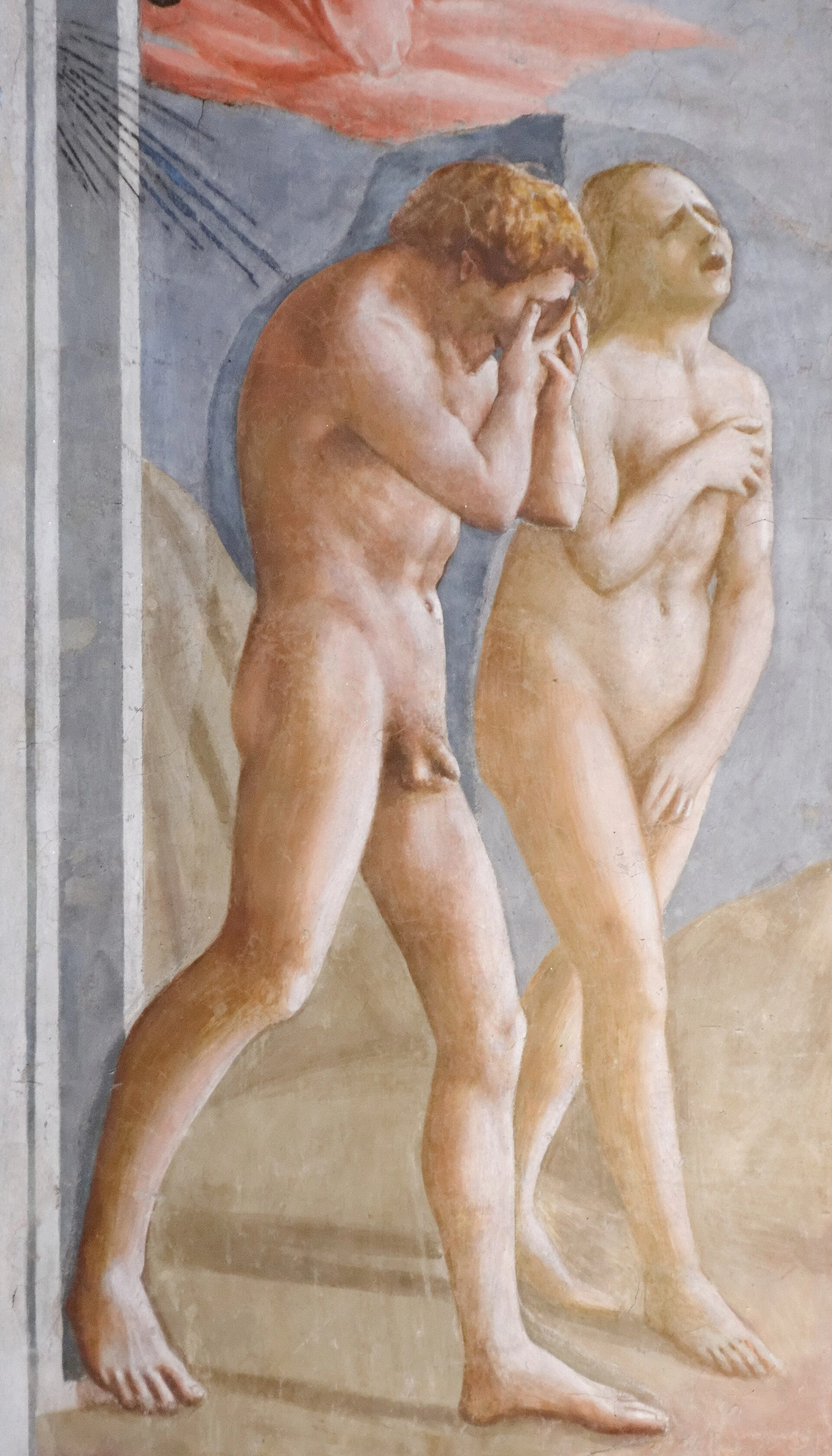 Masaccio, The Expulsion from the Garden of Eden (detail), c. 1425–27