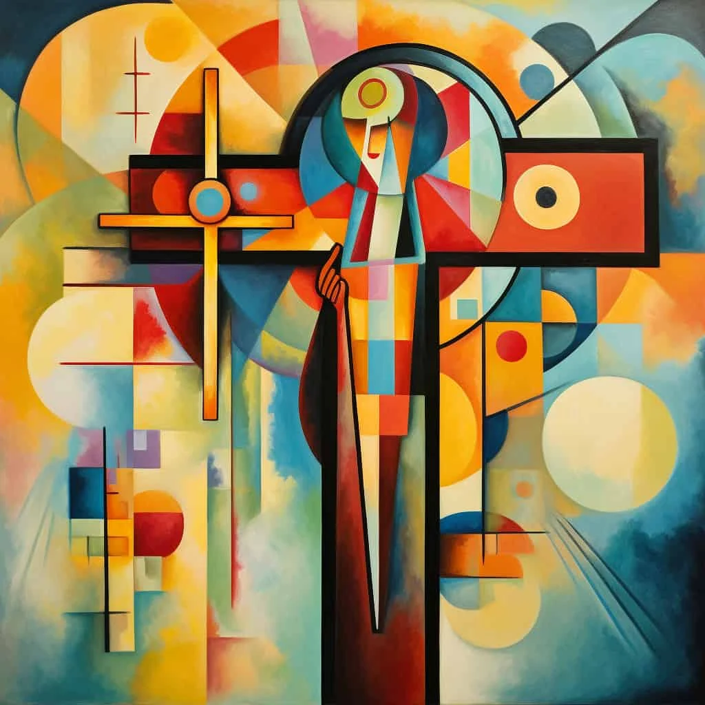 In the style of "Composition IX"