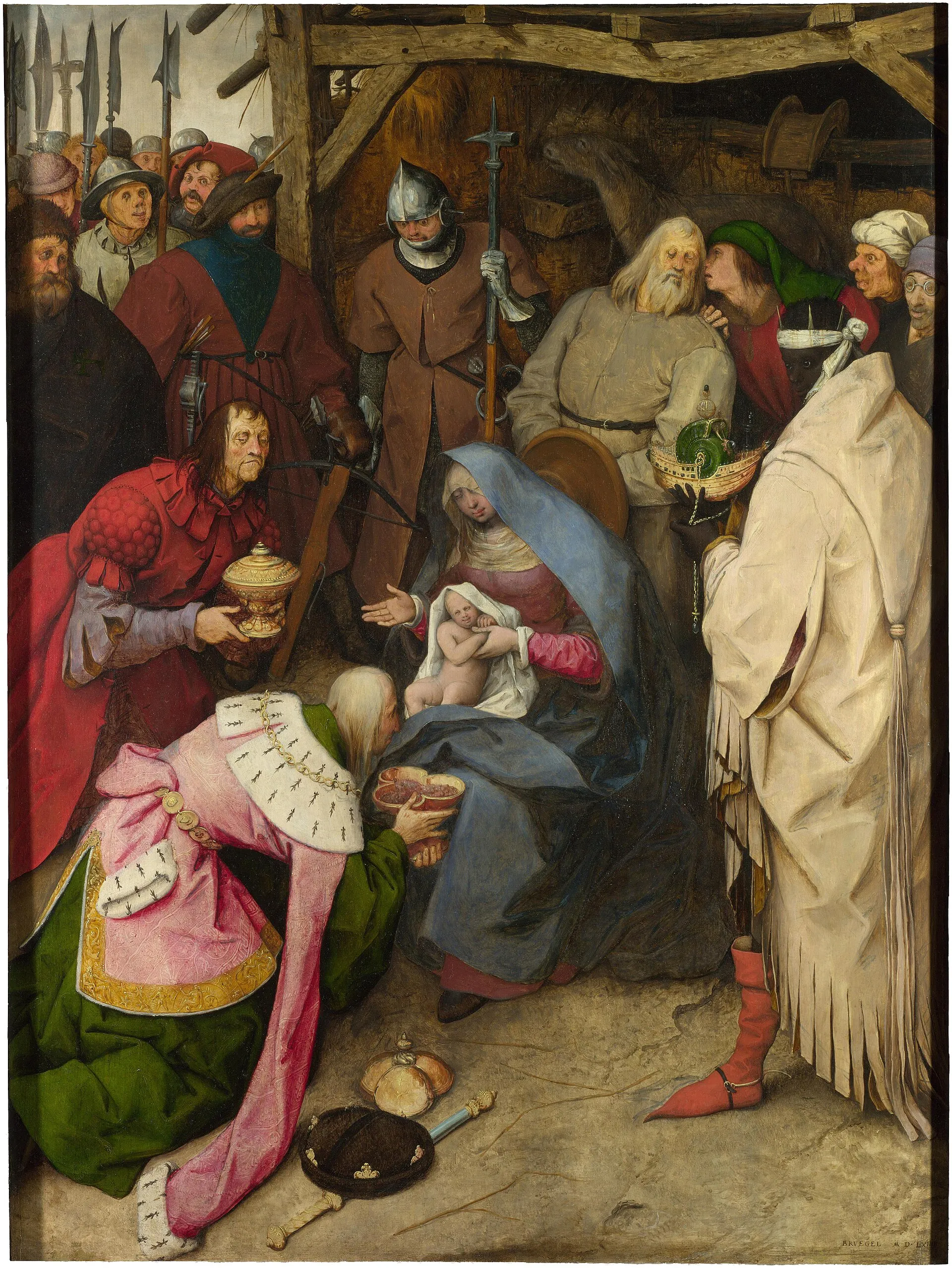 Pieter Bruegel d. Ä., Die Anbetung der Könige, 1564