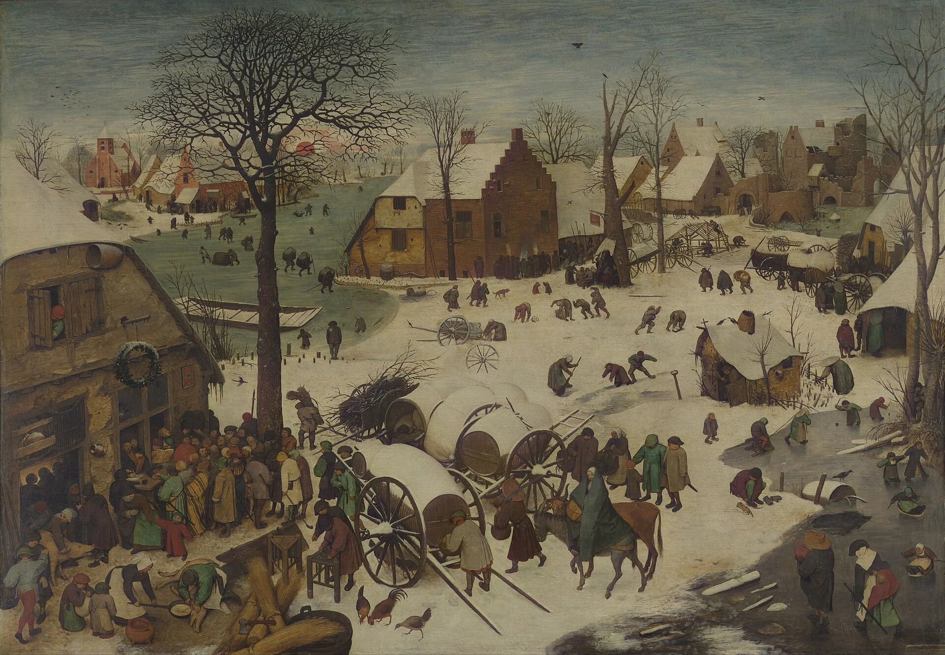 Pieter Bruegel the Elder, The Census at Bethlehem, 1566