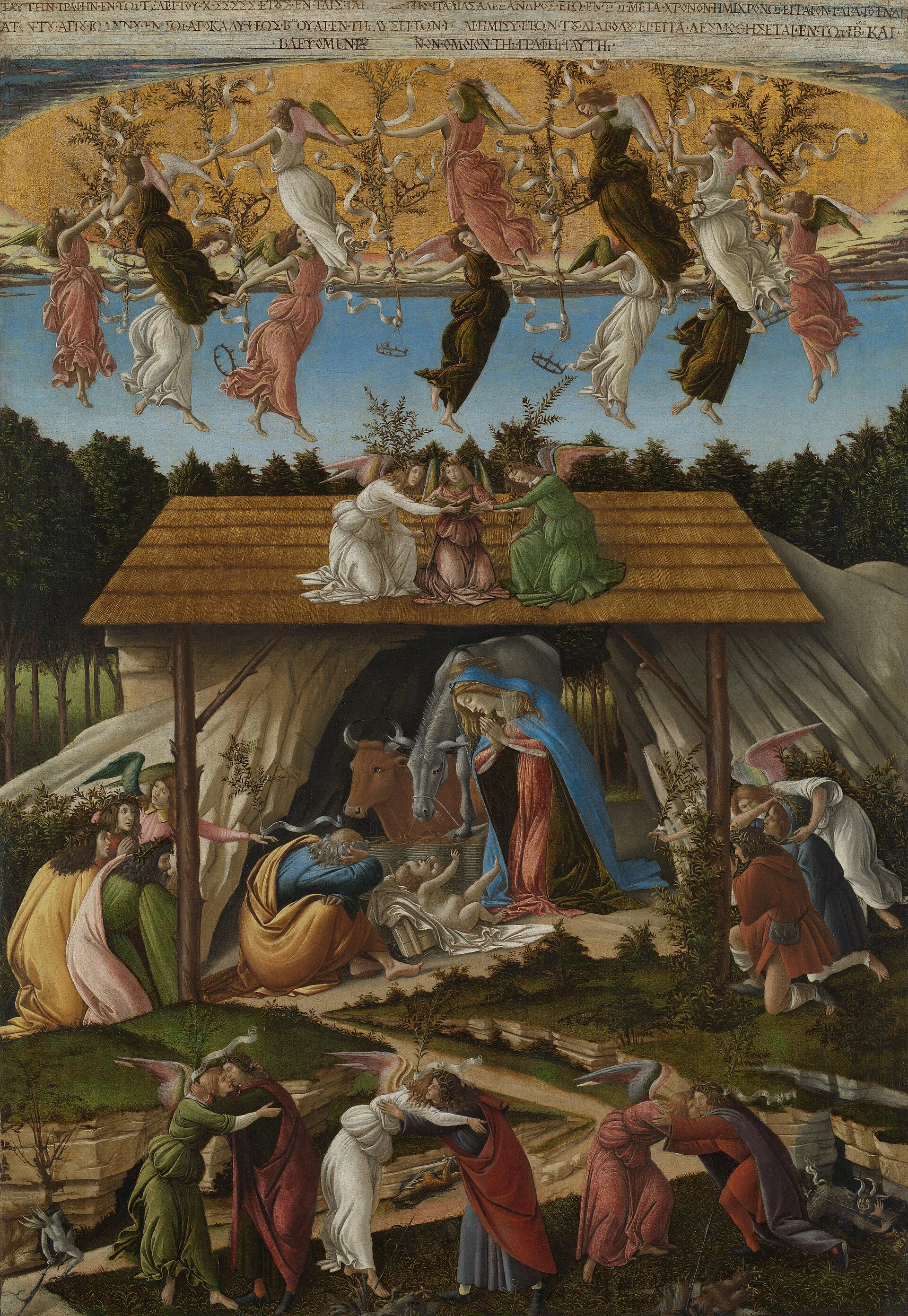 Sandro Botticelli, Mystic Nativity, 1500
