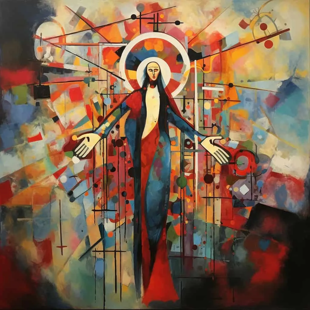 In the style of "Composition IX"