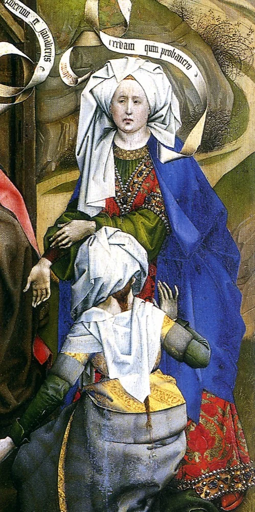 Salome holds out her limp hand; the other midwife turns to her.