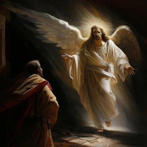 Luke 2:9 And, lo, the angel of the Lord came upon them, and the glory of the Lord shone round about them: and they were sore afraid.