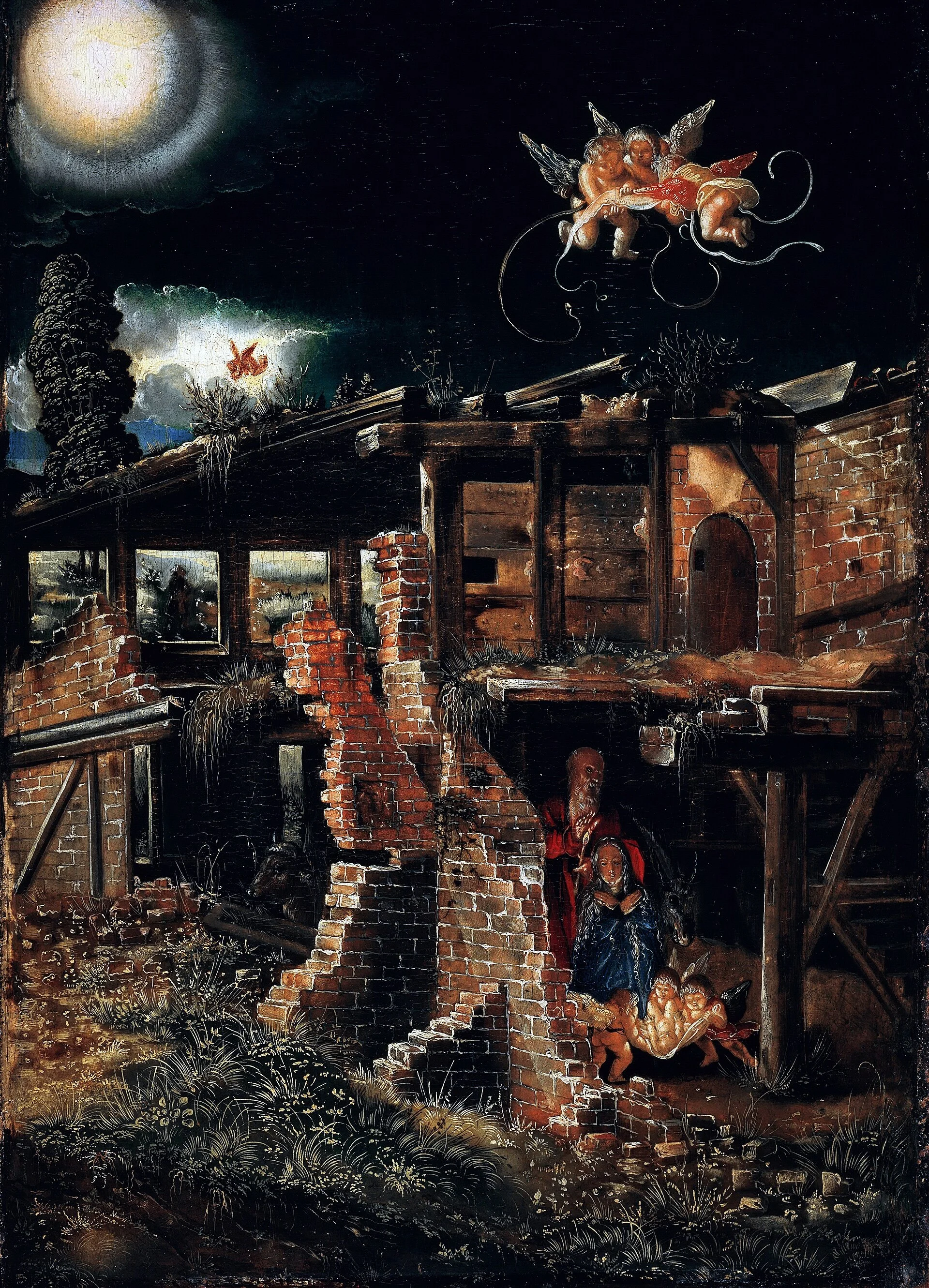 Albrecht Altdorfer, Die Geburt Christi (Heilige Nacht), um 1511–13