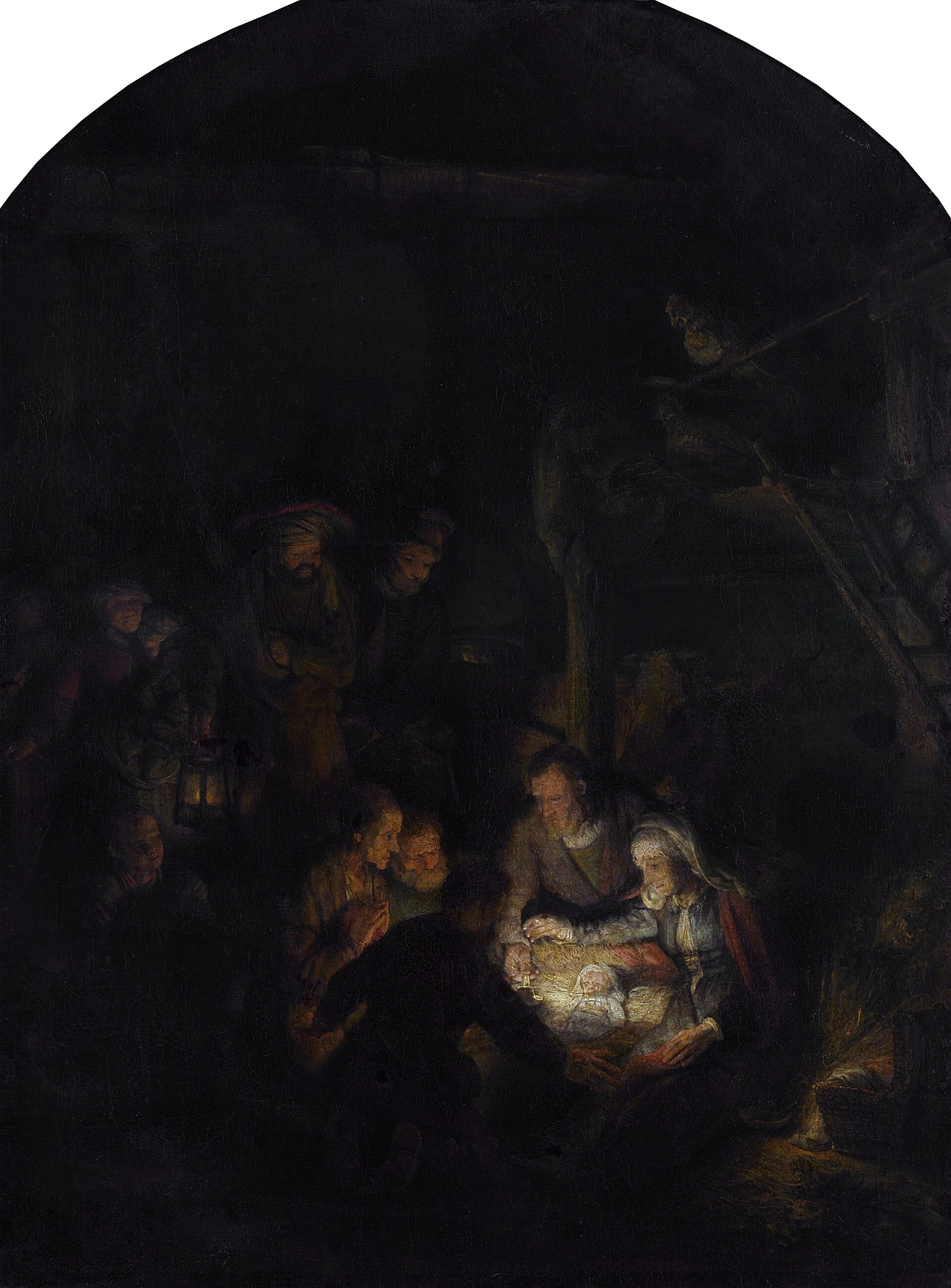 Rembrandt, Die Anbetung der Hirten, 1646