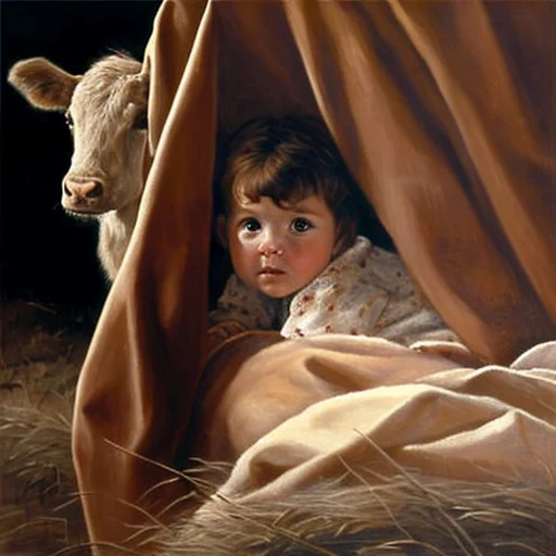 Lukas 2,12 Und das habt zum Zeichen: ihr werdet finden das Kind in Windeln gewickelt und in einer Krippe liegen.