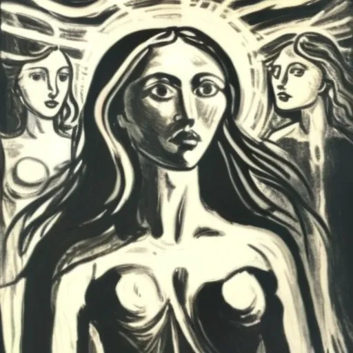 Im Stile von Edvard Munch