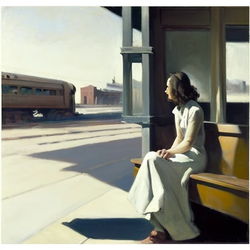 Im Stile von Edward Hopper