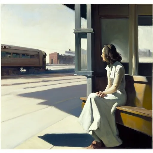 Im Stile von Edward Hopper