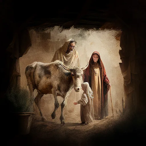 Luke 2:16 And they came with haste, and found Mary, and Joseph, and the babe lying in a manger.