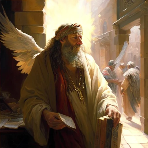 Luke 2:25 And, behold, there was a man in Jerusalem, whose name was Simeon; and the same man was just and devout, waiting for the consolation of Israel: and the Holy Ghost was upon him.