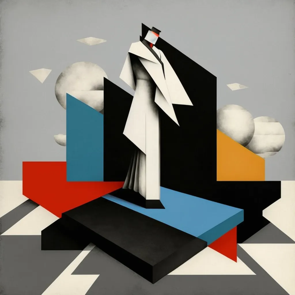 Im Stile des Suprematismus