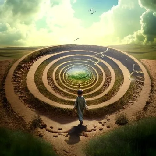 Im Stile der Land-Art