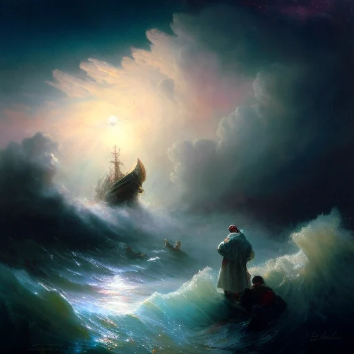 In the style of Ivan Aivazovsky
