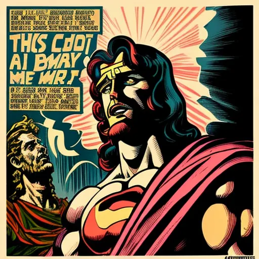 In the style of Jack Kirby