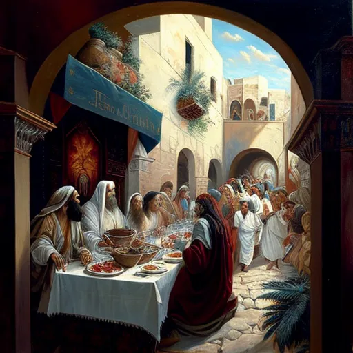 Lukas 2,41 Und seine Eltern gingen alle Jahre gen Jerusalem auf das Osterfest.