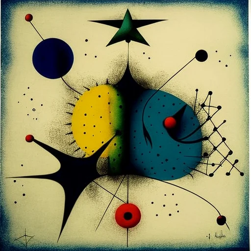 Im Stile von Joan Miró