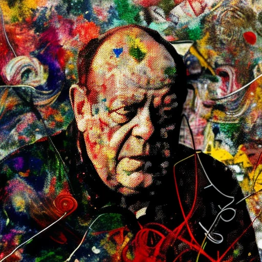 Im Stile von Jackson Pollock