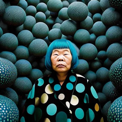 Im Stile von Yayoi Kusama