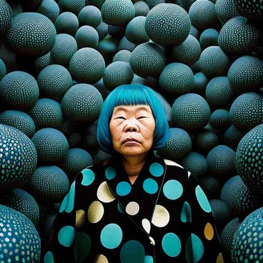 Im Stile von Yayoi Kusama