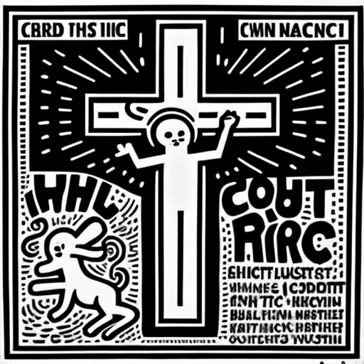 Im Stile von Keith Haring