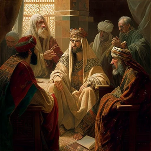 Luke 2:46 And it came to pass, that after three days they found him in the temple, sitting in the midst of the doctors, both hearing them, and asking them questions.